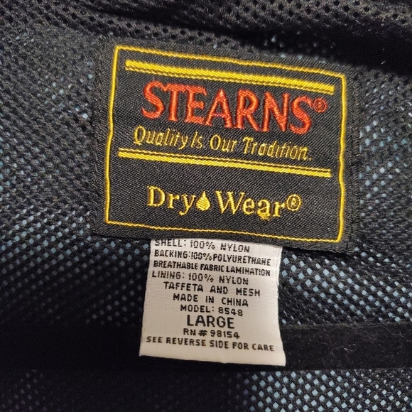 Stearns Dry Wear Jacket and Pants Size Large - Picture 4 of 7